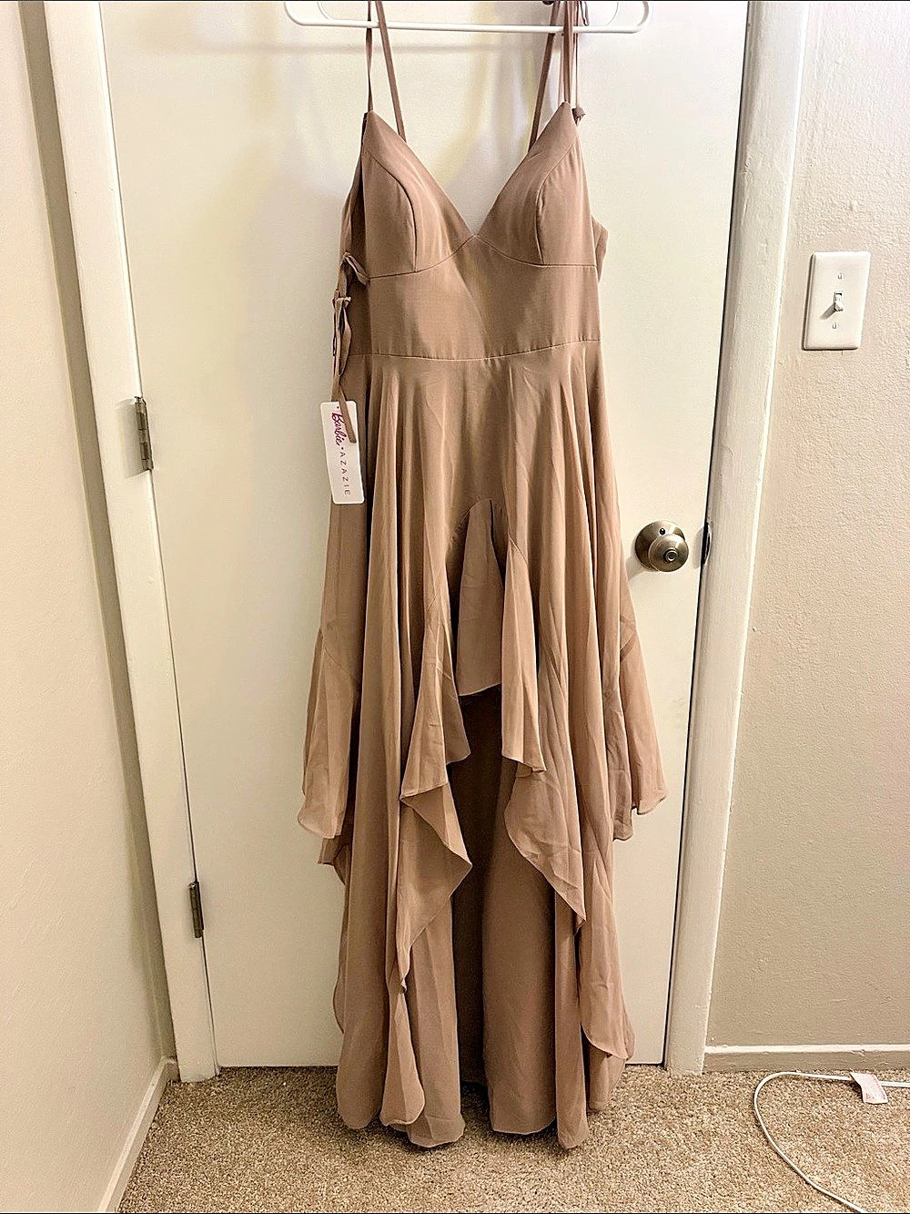 Barbie 1004 Maxi Dress in Brown Size 10 NWT